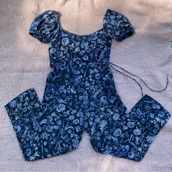 Samantha Pleet Botanical Print Jumpsuit - Picture 6 of 6